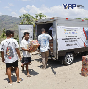 YPP Emtek Media Jangkau Manggarai Timur Salurkan Bantuan Gempa wawonii dan Layanan Psikososial Anak